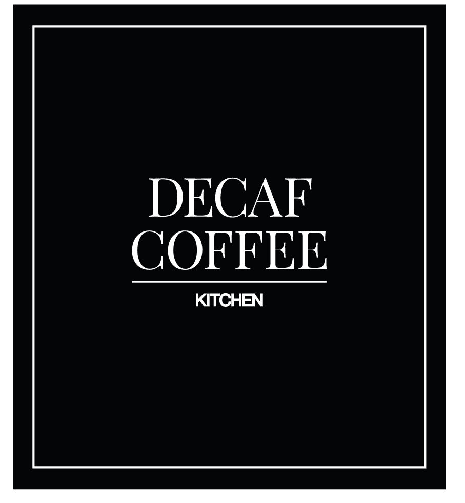 Decaf Coffee Label
