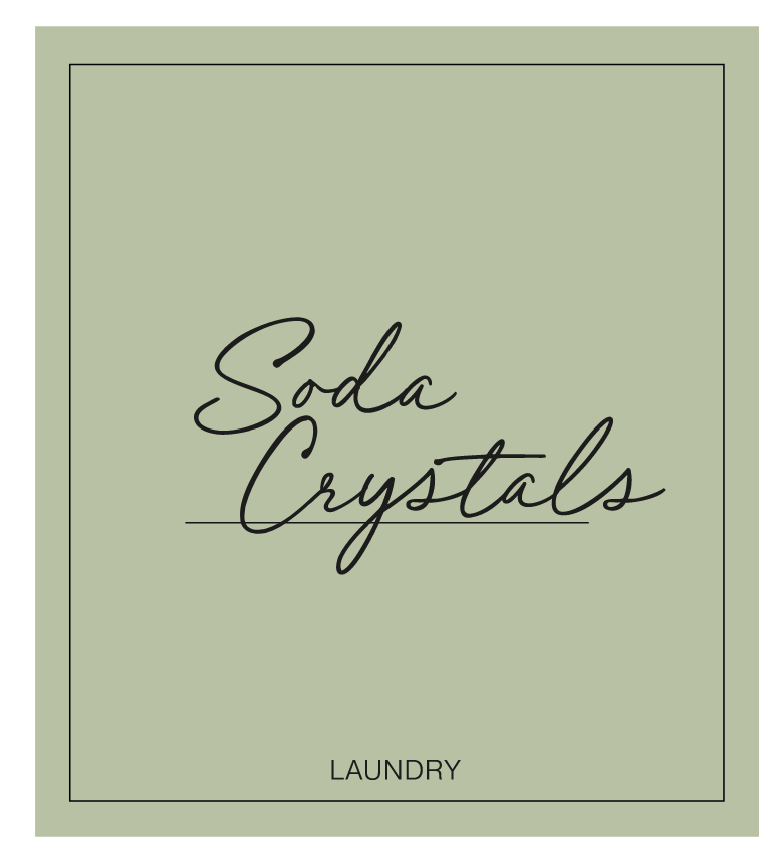 Soda Crystals Label
