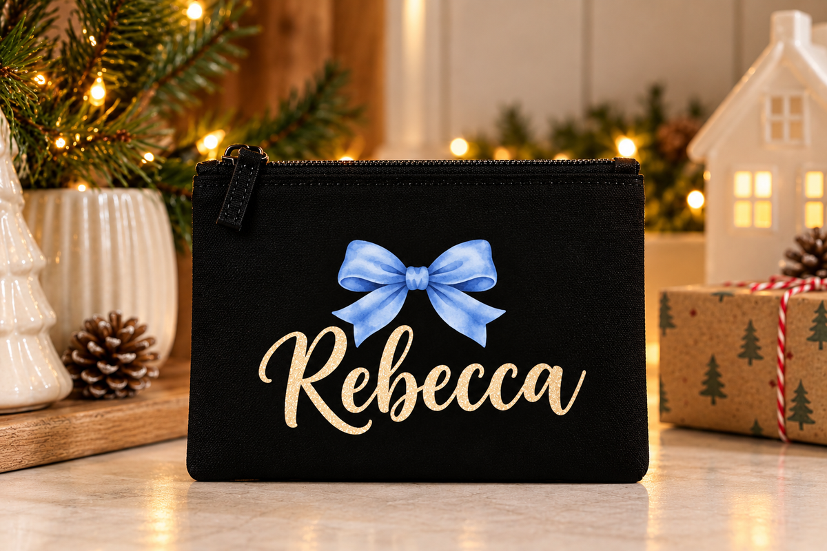 Personalised Festive Pouch Bag