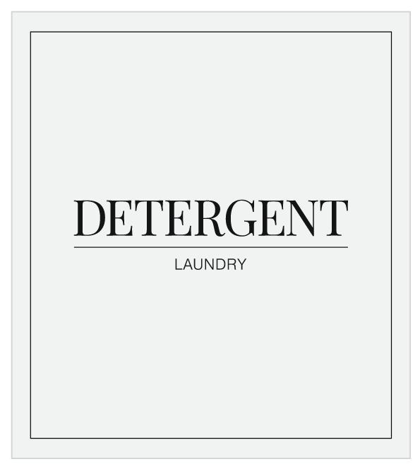 Detergent Label