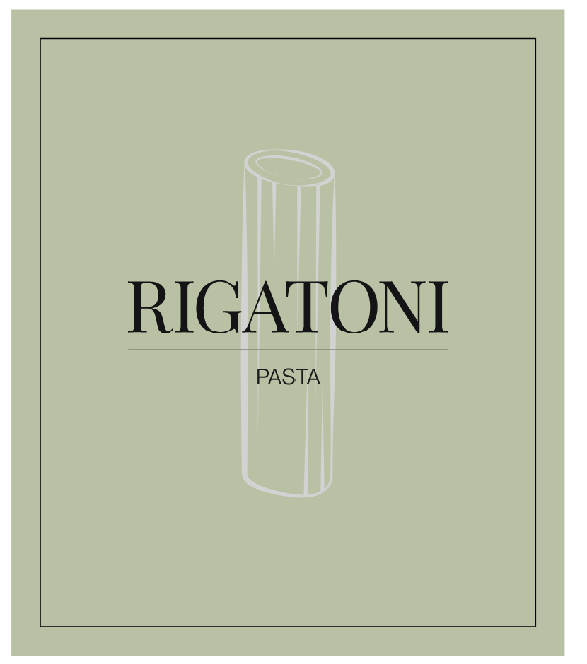 Rigatoni Label