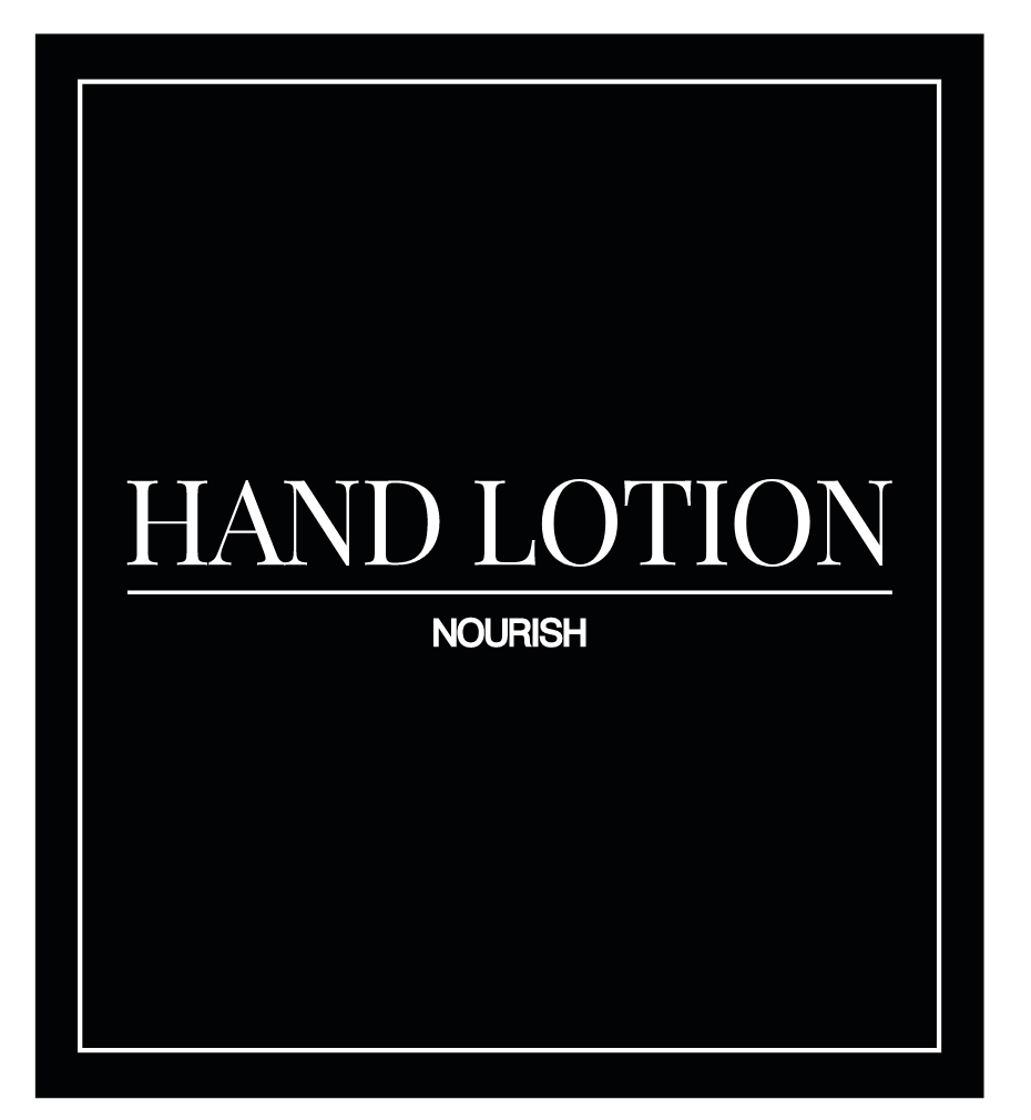 Hand Lotion (Nourish) Label