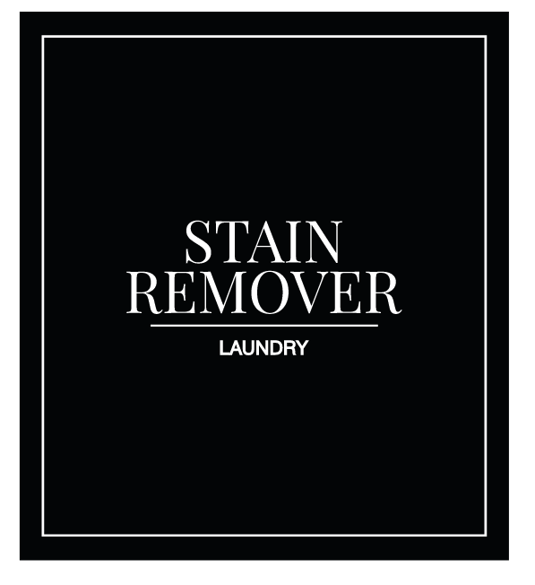 Stain Remover Label