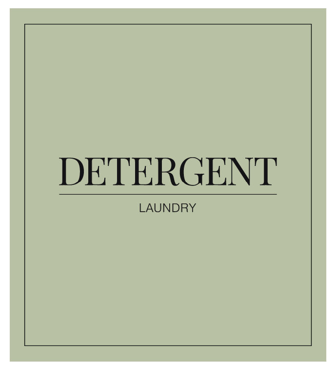 Detergent Label