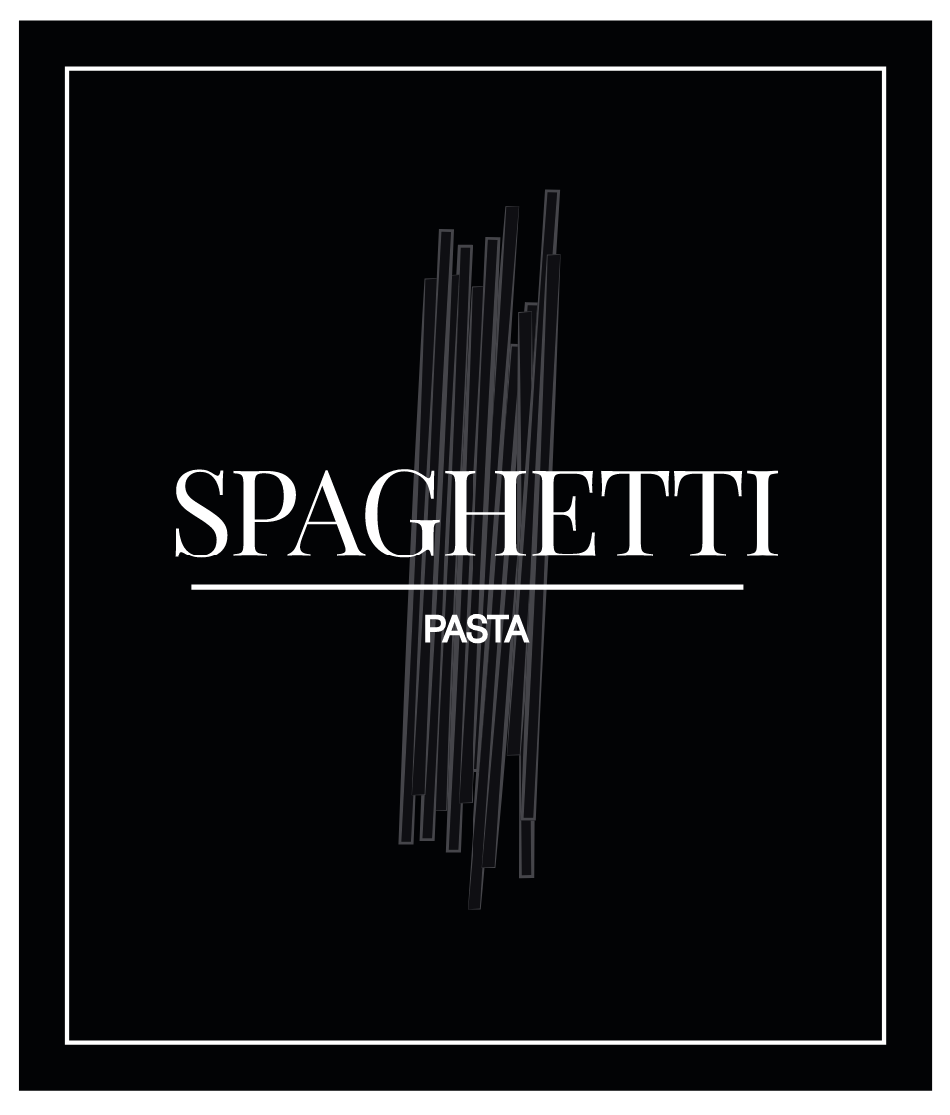 Spaghetti (Pasta) Label