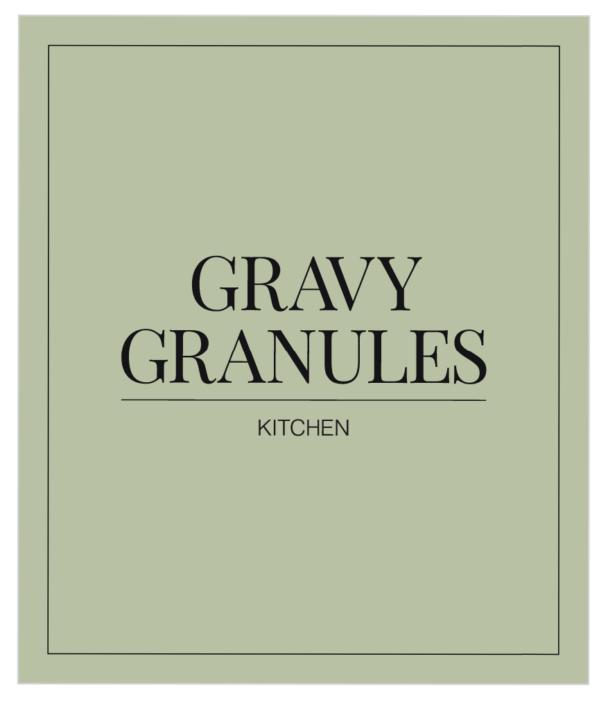 Gravy Granules Label