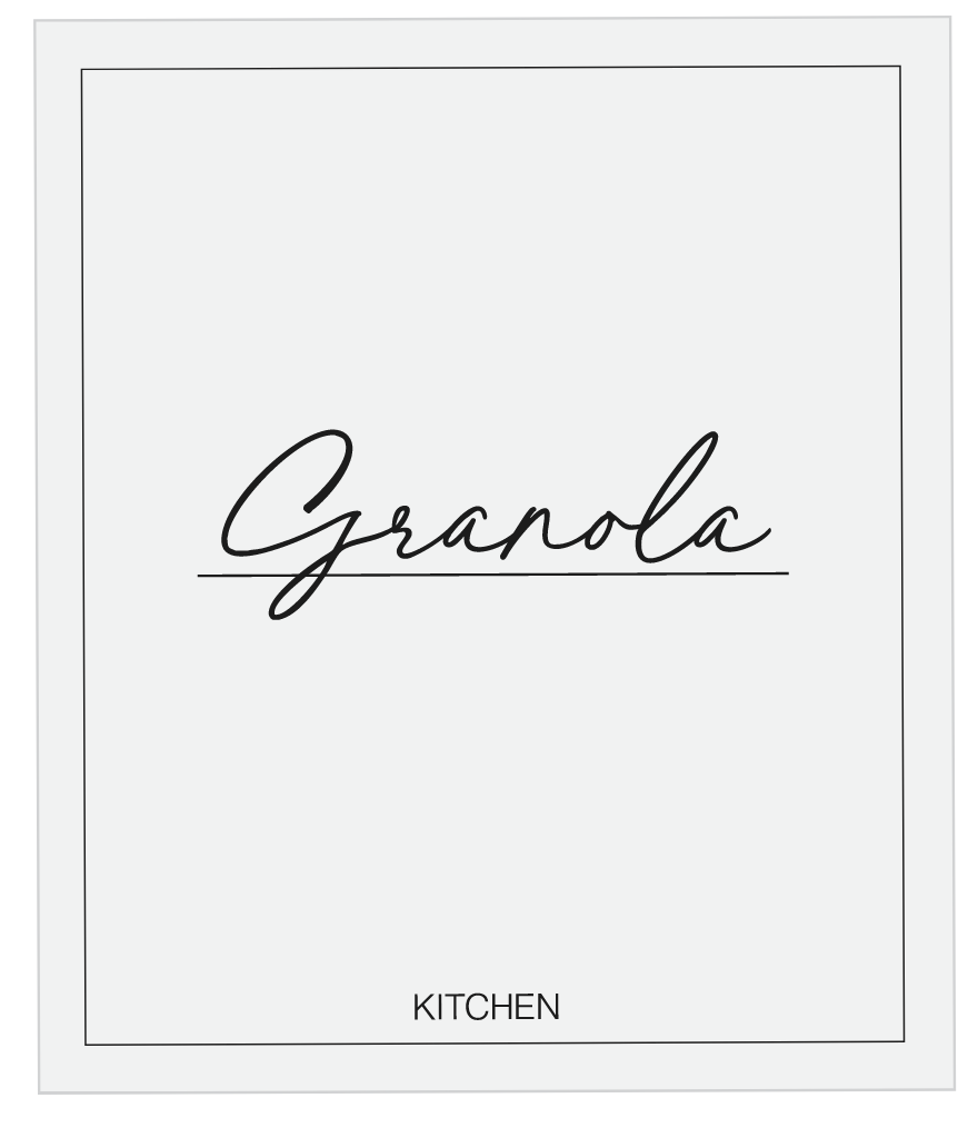 Granola Label