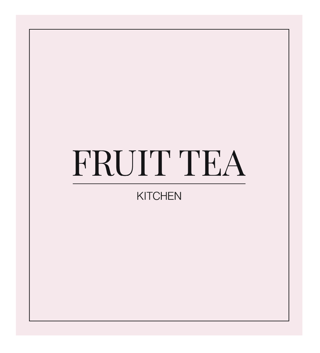 Fruit Tea Label
