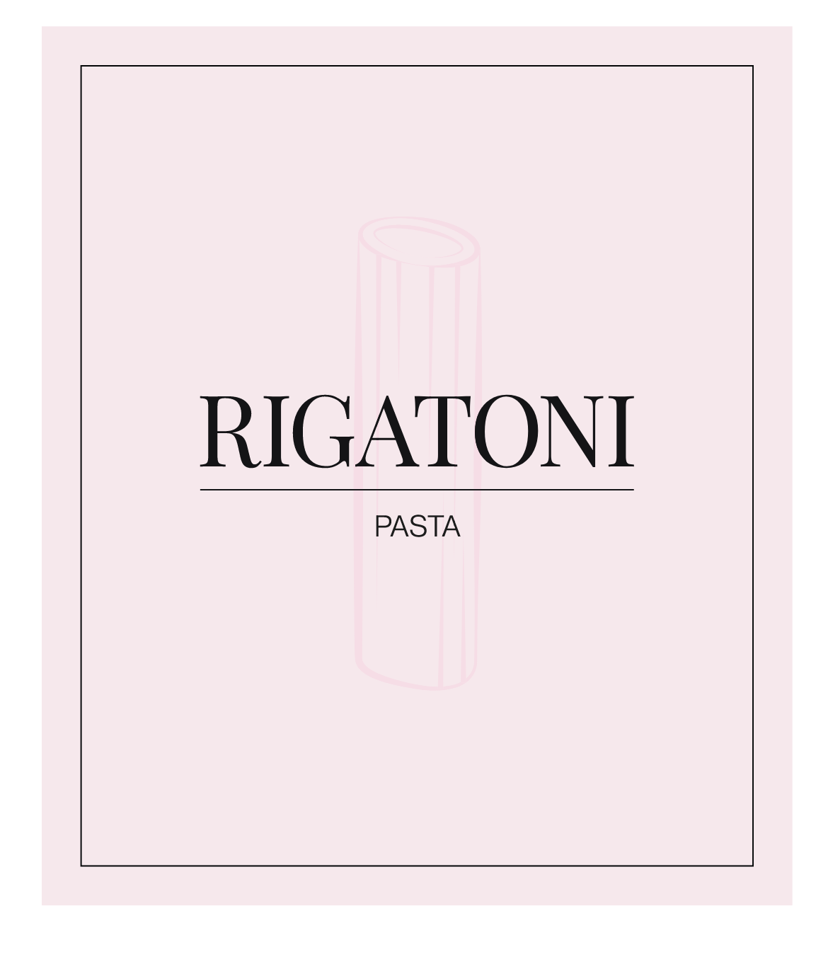 Rigatoni Label