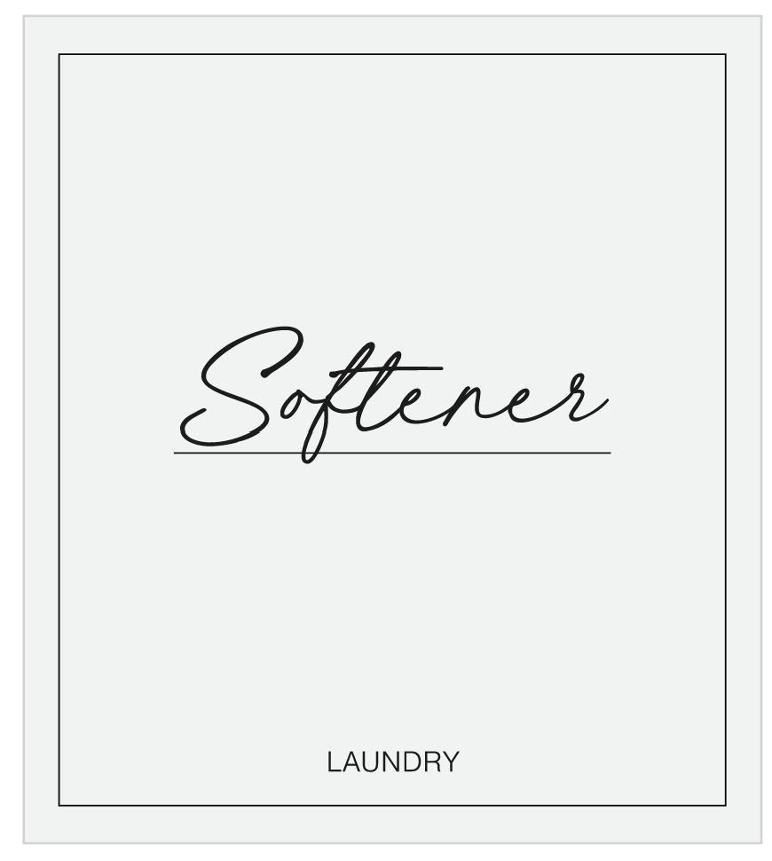 Softener Label