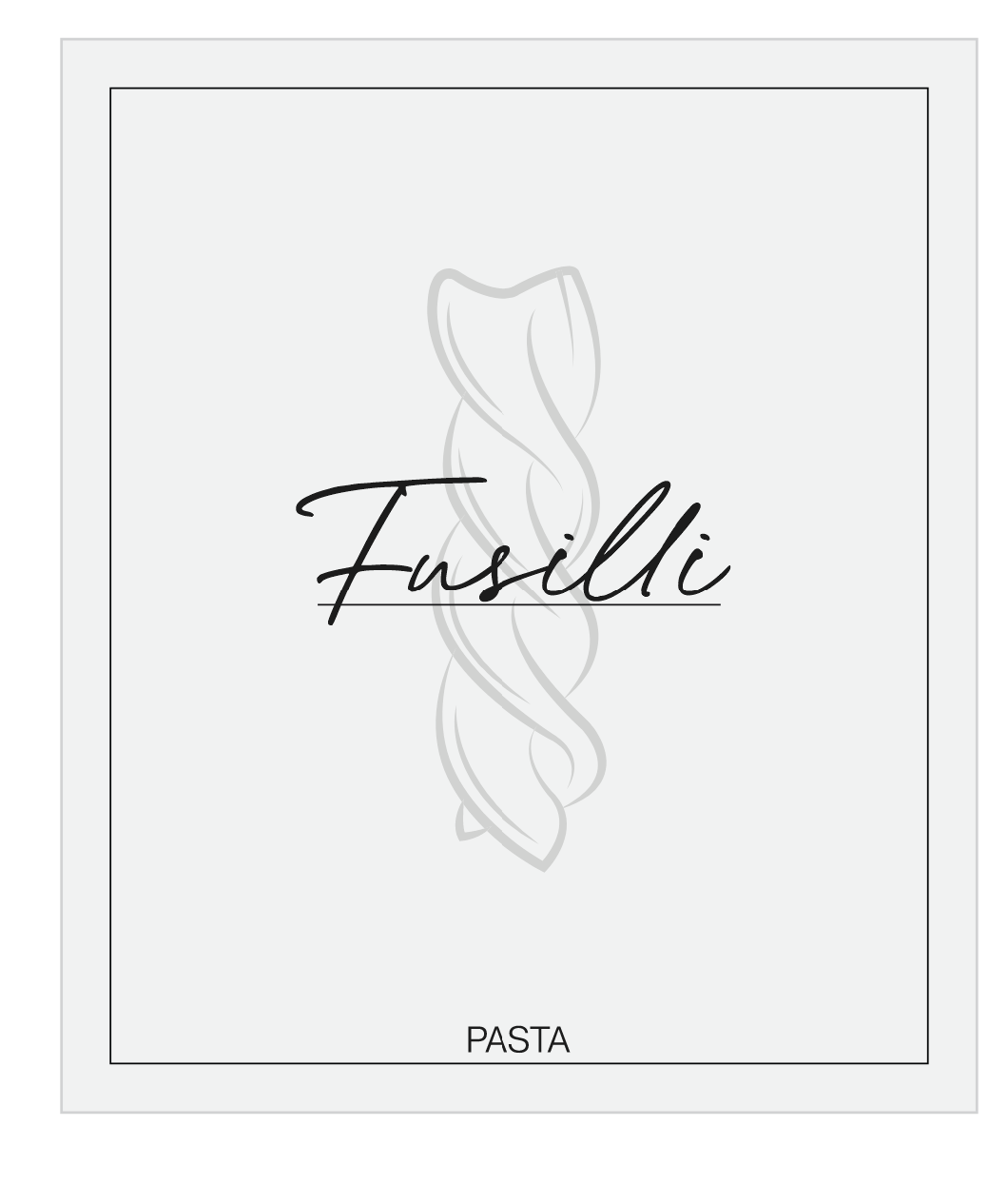 Fusilli Label