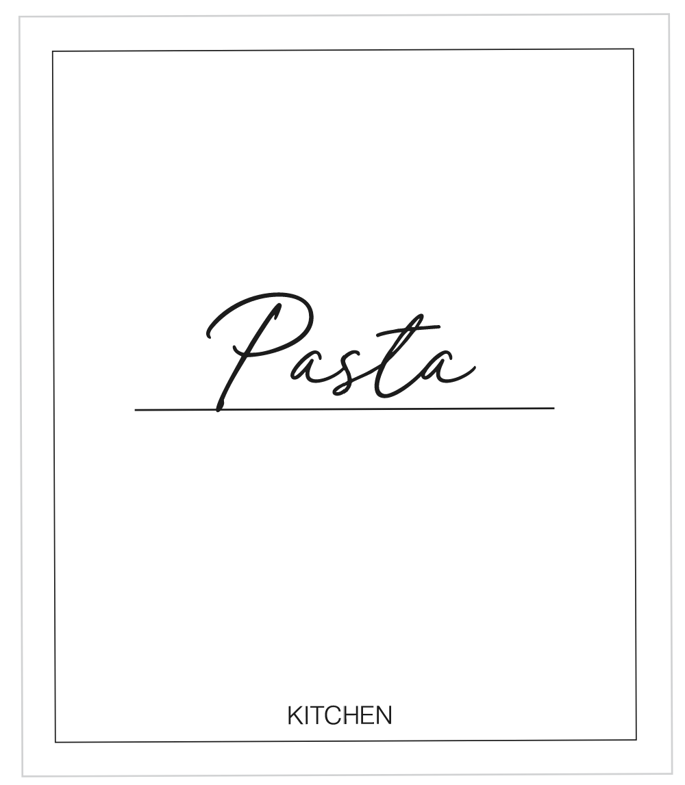 Pasta Label