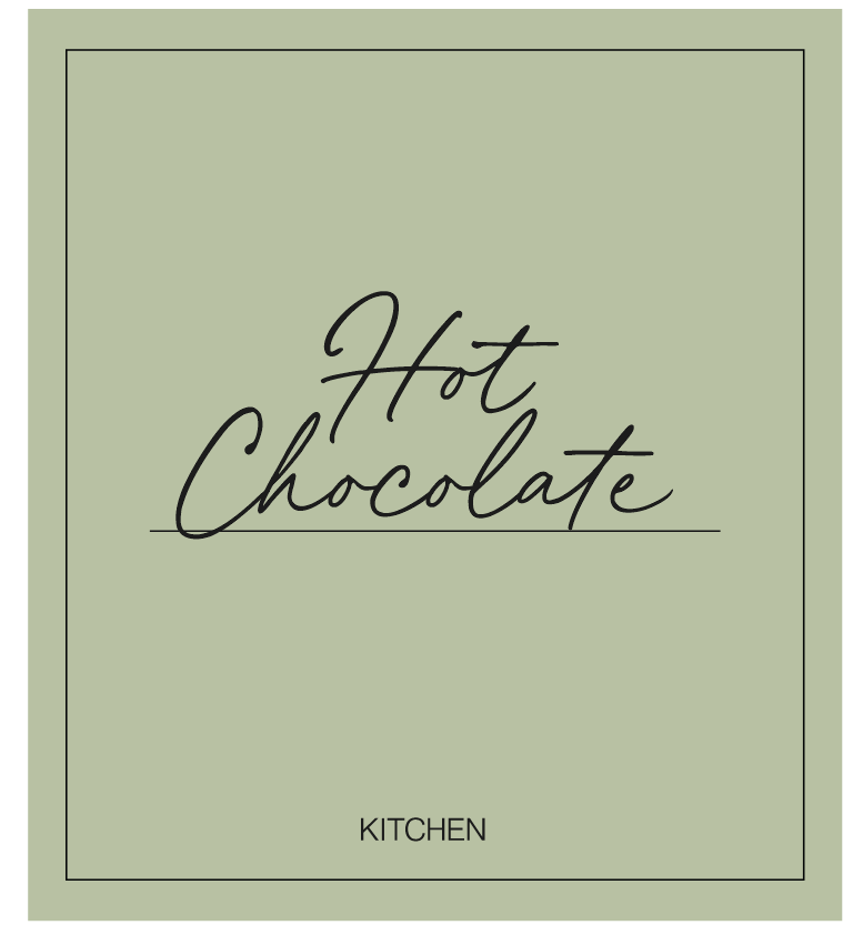 Hot Chocolate Label