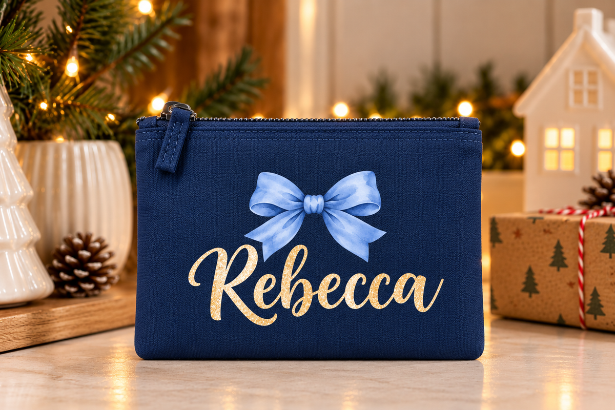 Personalised Festive Pouch Bag