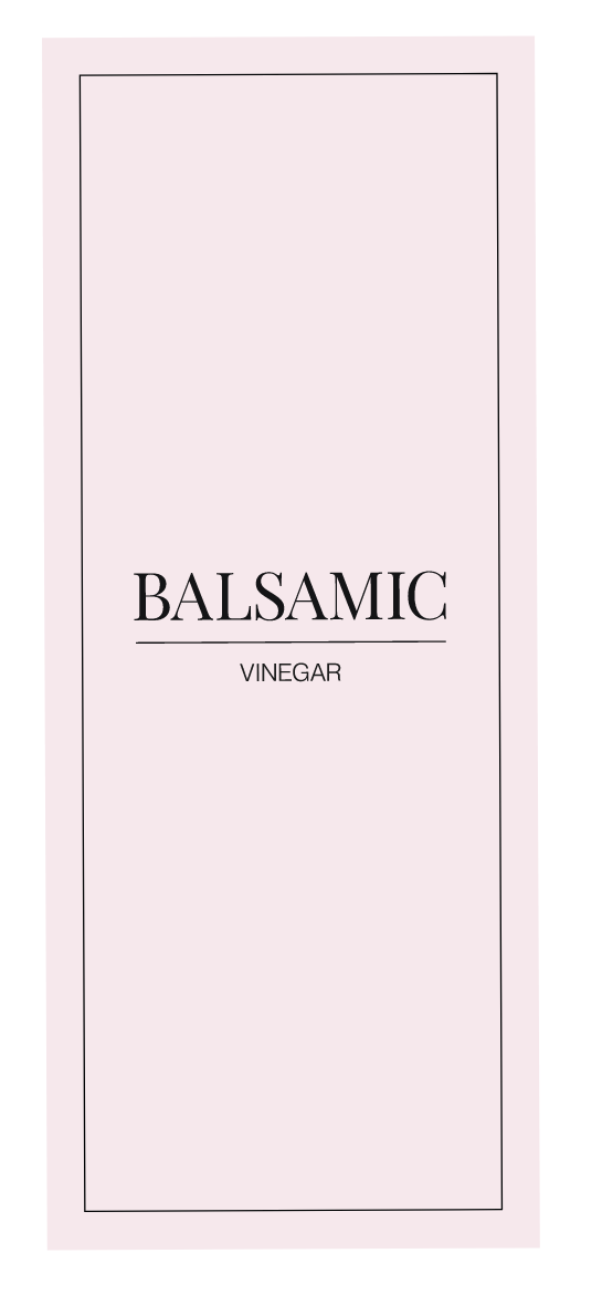 Balsamic Vinegar Label