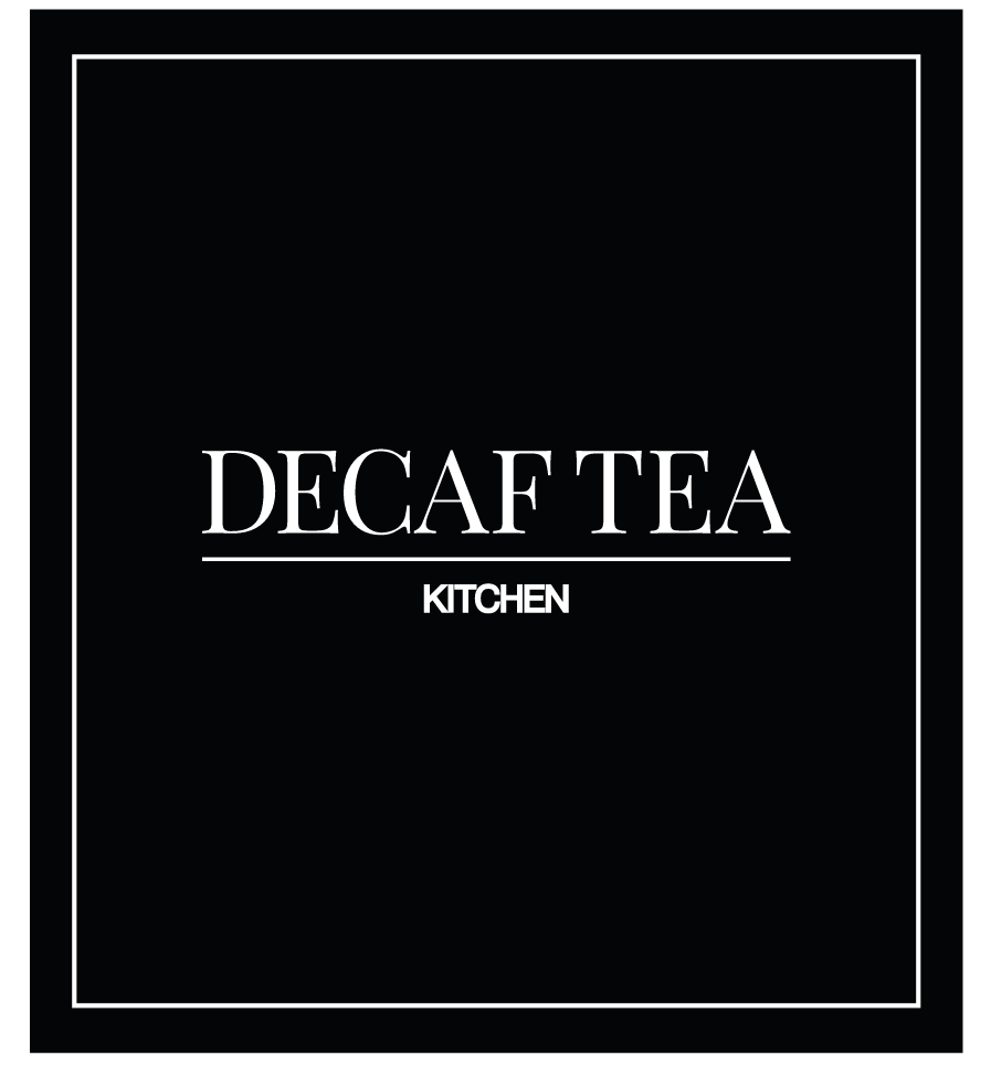Decaf Tea Label