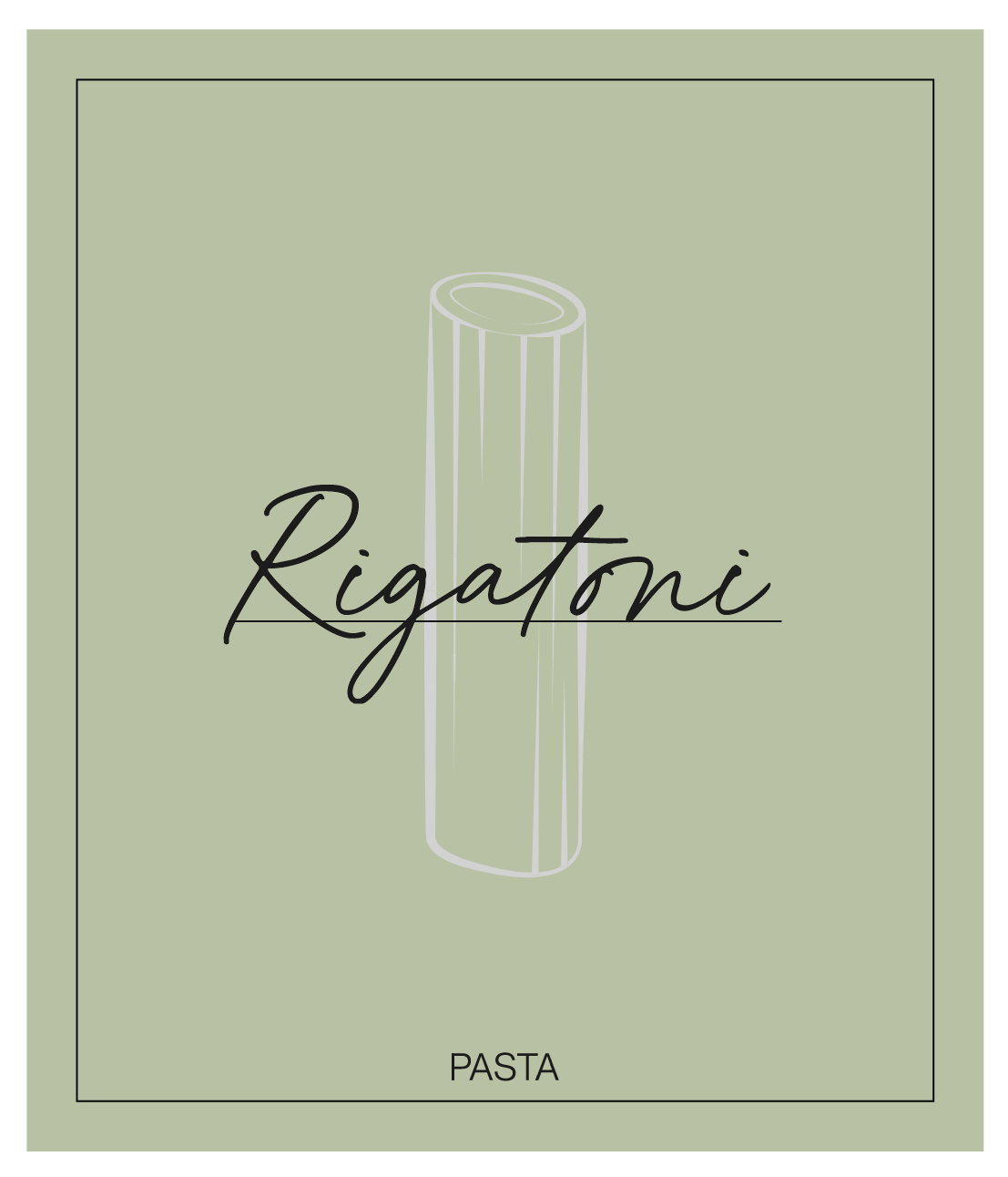 Rigatoni Label