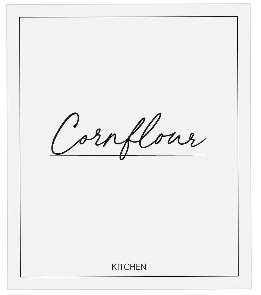Cornflour Label