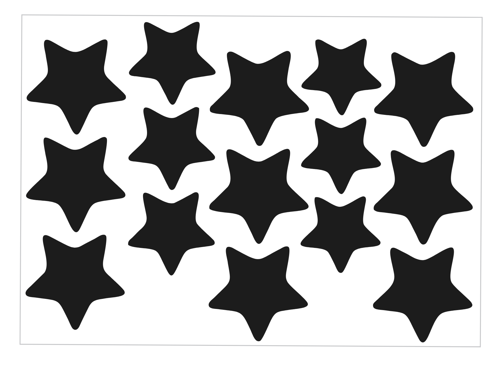 Black Stars Icon Pack