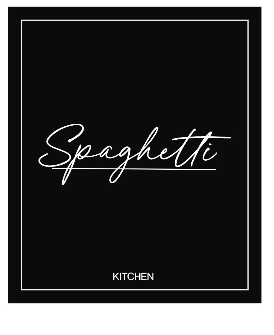 Spaghetti (Kitchen) Label
