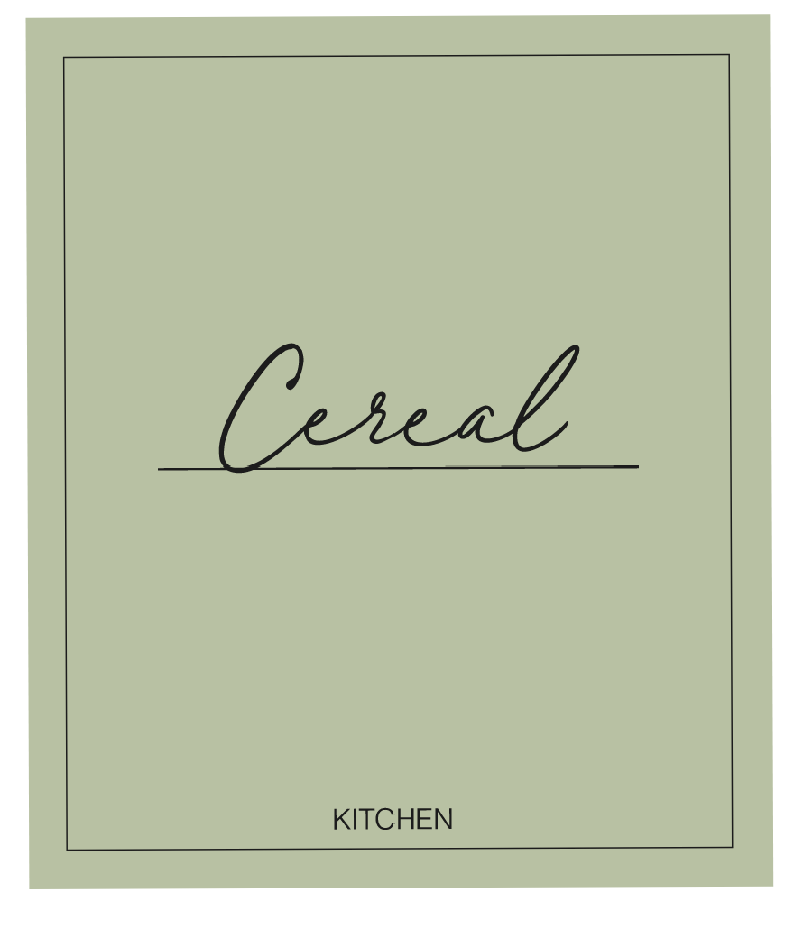 Cereal Label