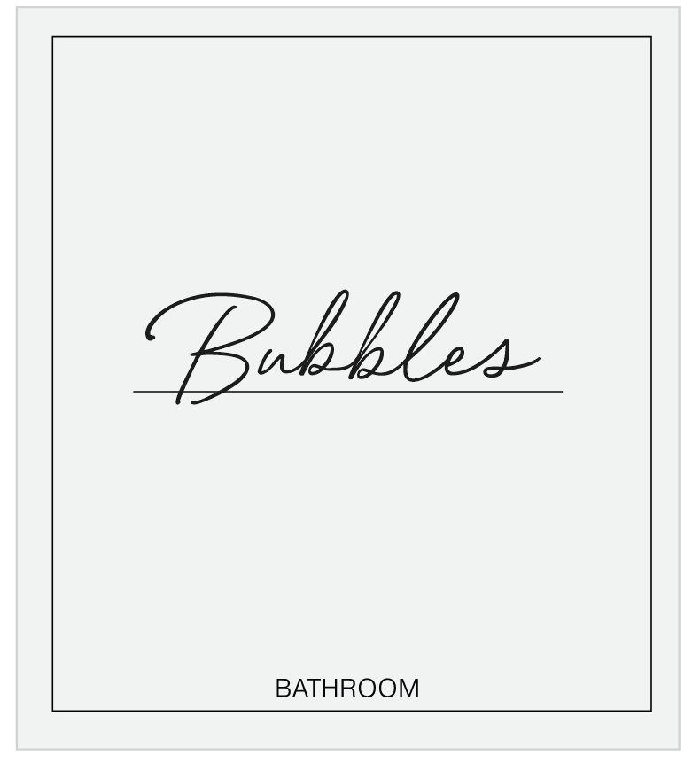 Bubbles Label