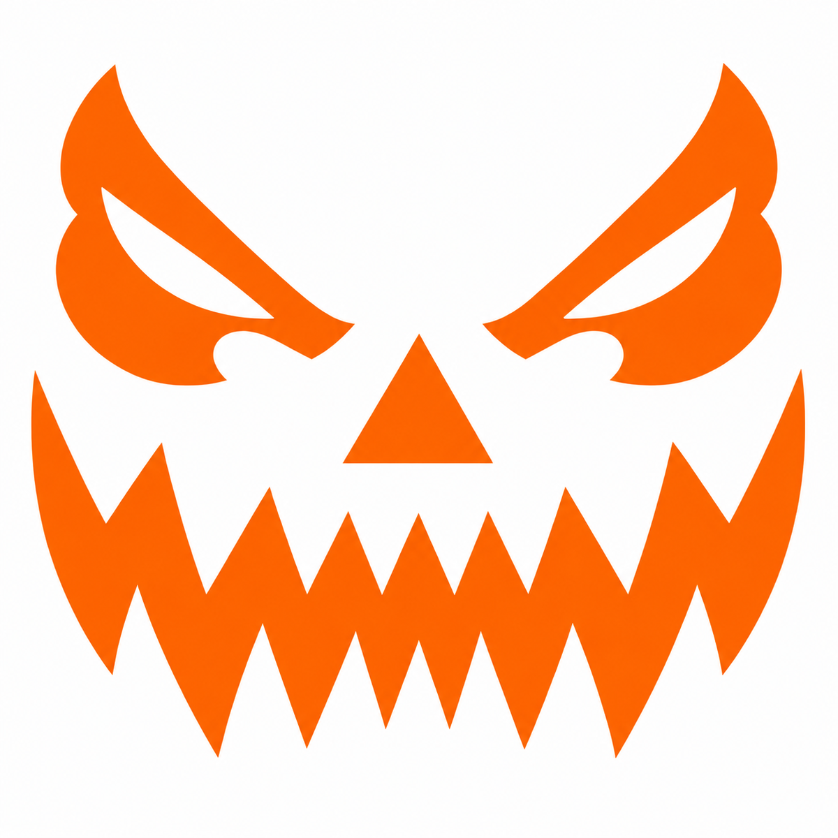 Horror Face Label