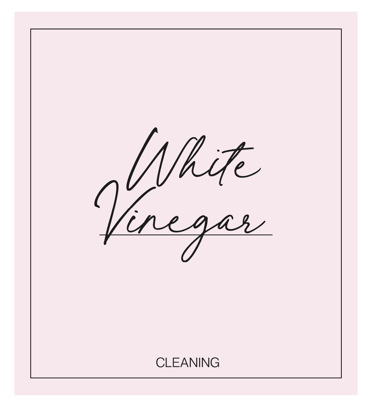 White Vinegar Label