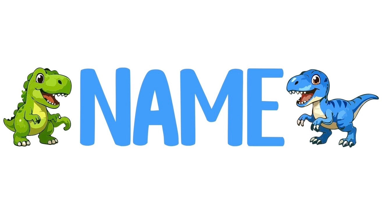 Dino Name Label