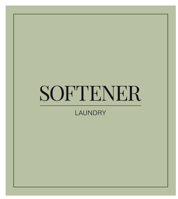 Softener Label