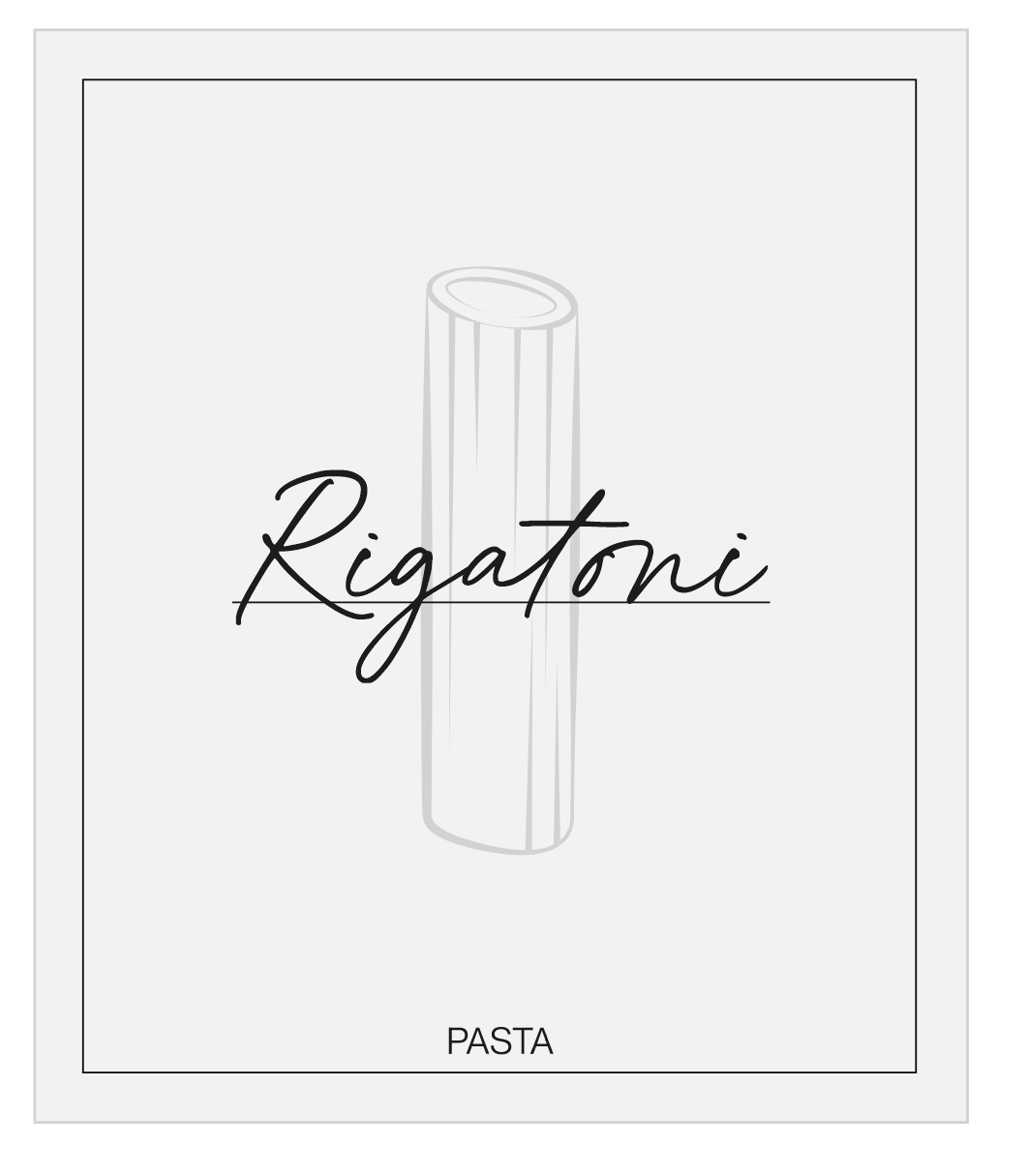 Rigatoni Label