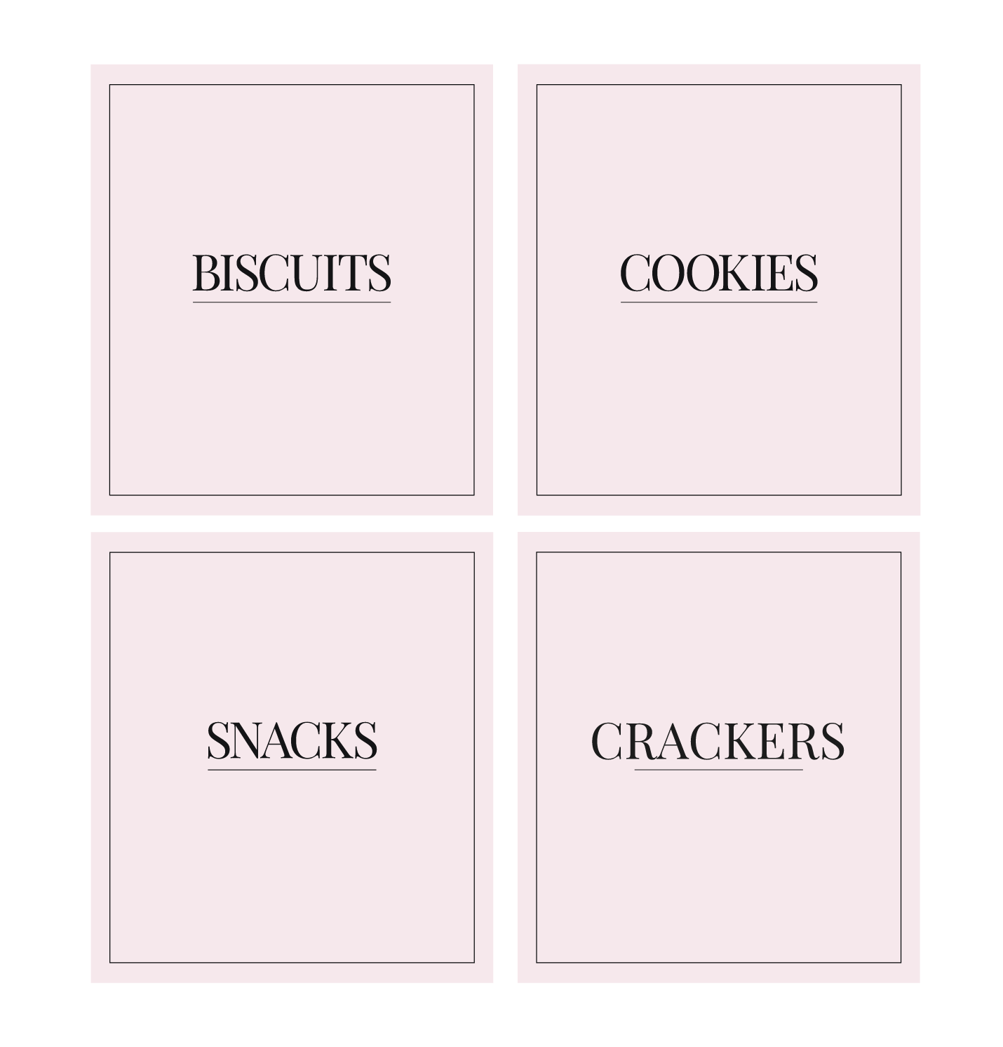 Minimalistic Snack Bundle
