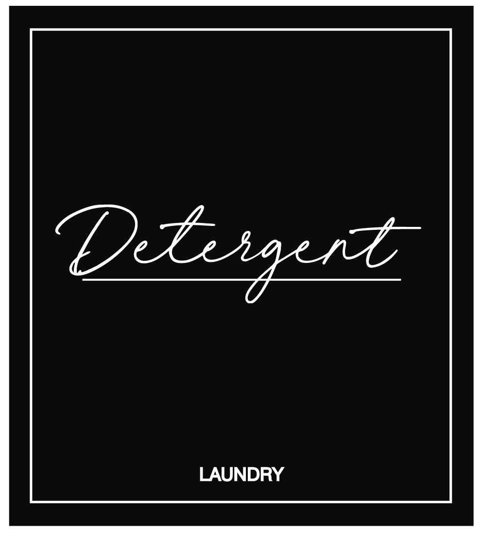 Detergent Label