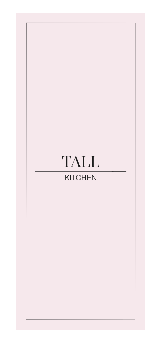 Tall Minimalist Custom Label