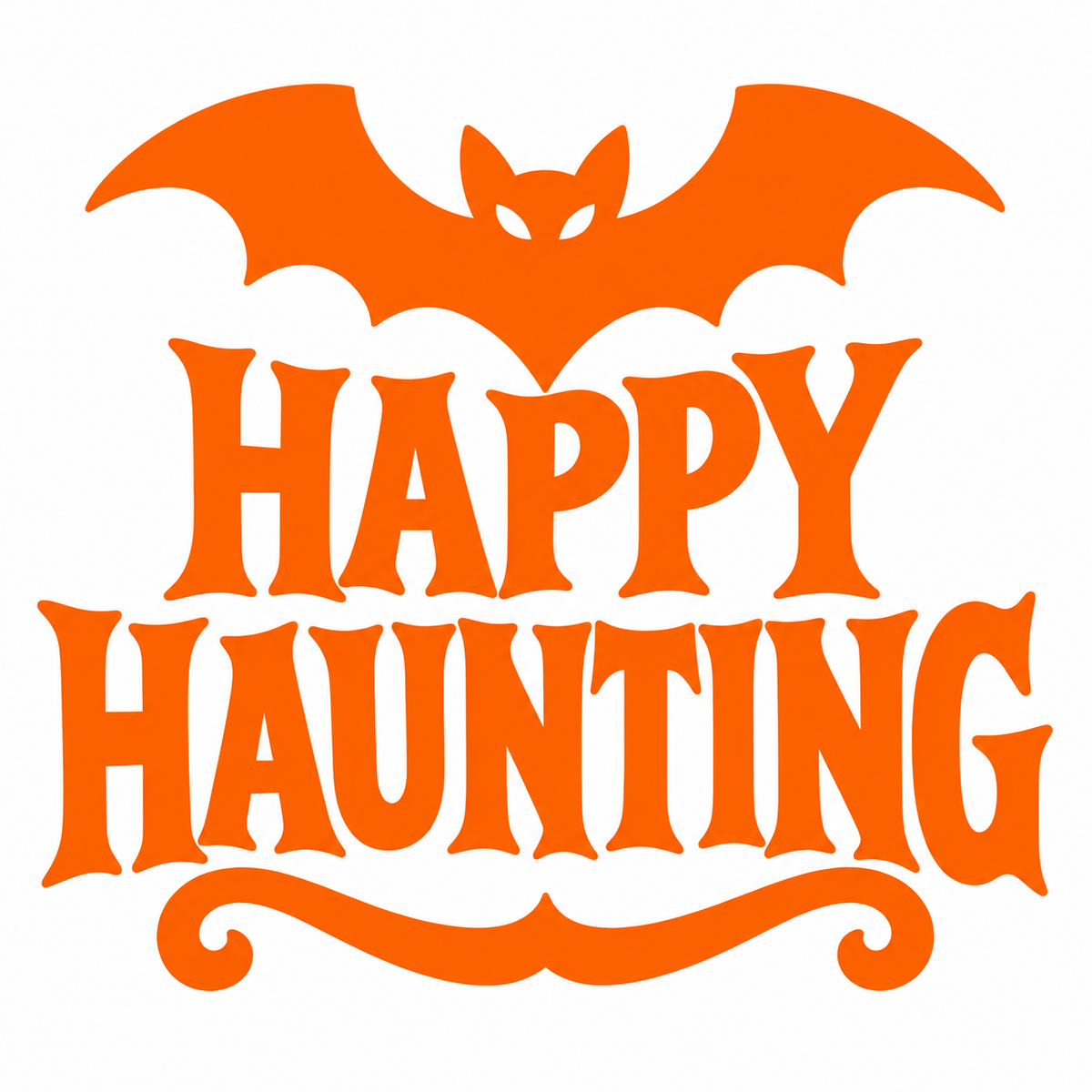 Happy Haunting Label