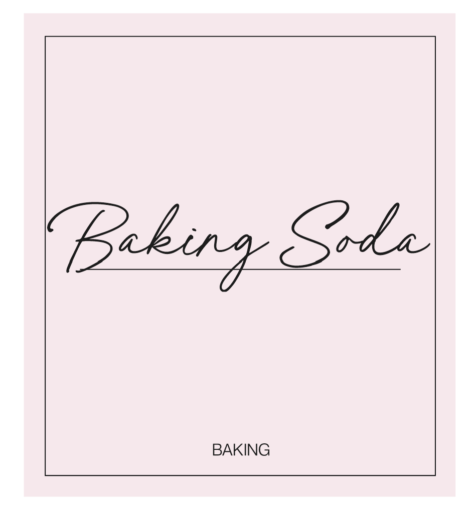 Baking Soda Label