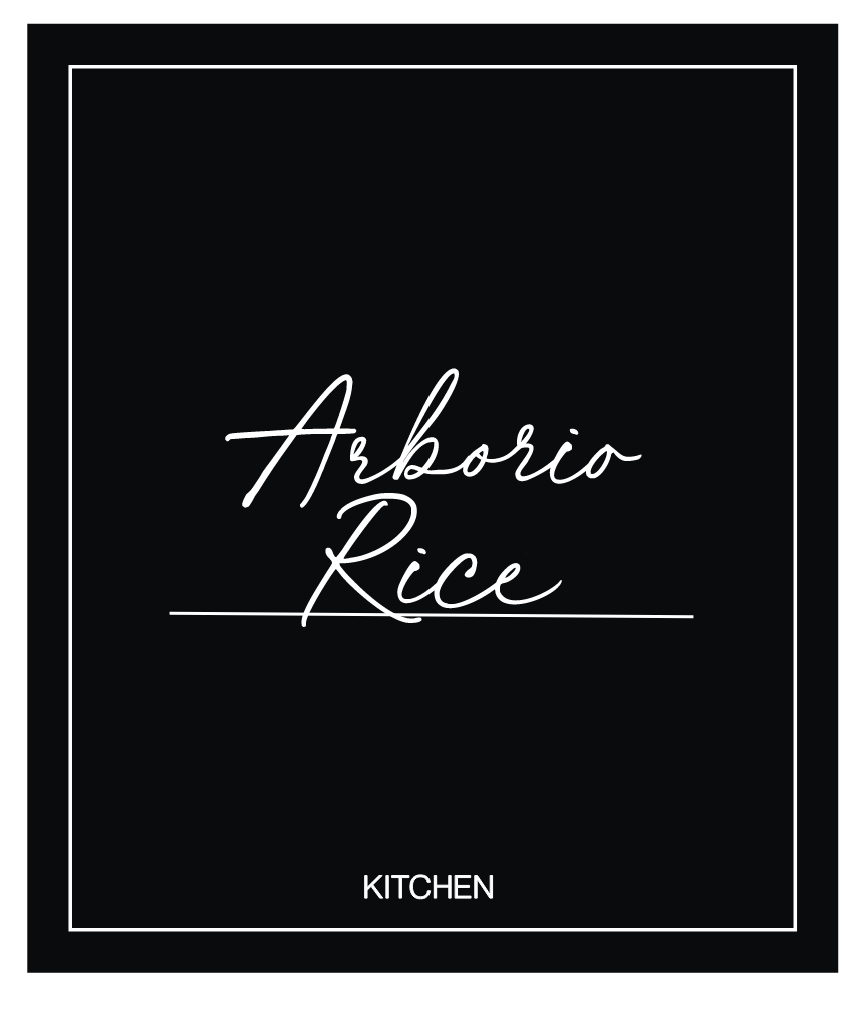 Arborio Rice Label