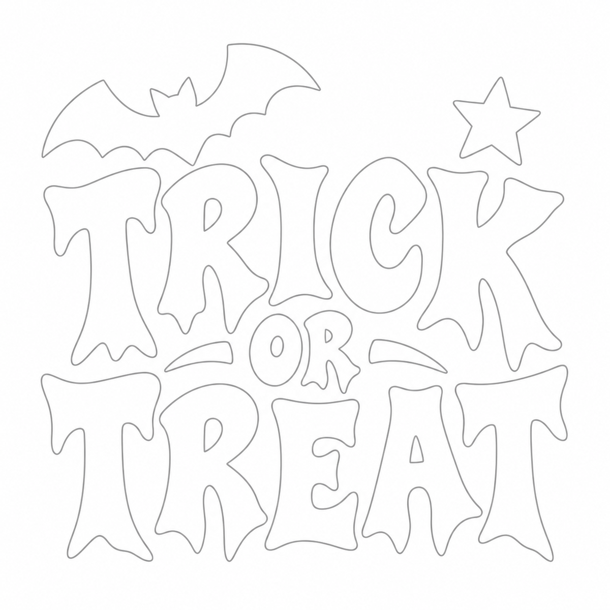 Trick or Treat Label