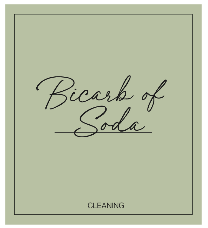 Bicarb Of Soda Label