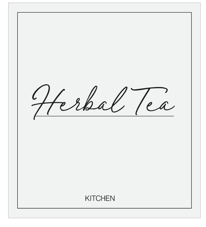 Herbal Tea Label