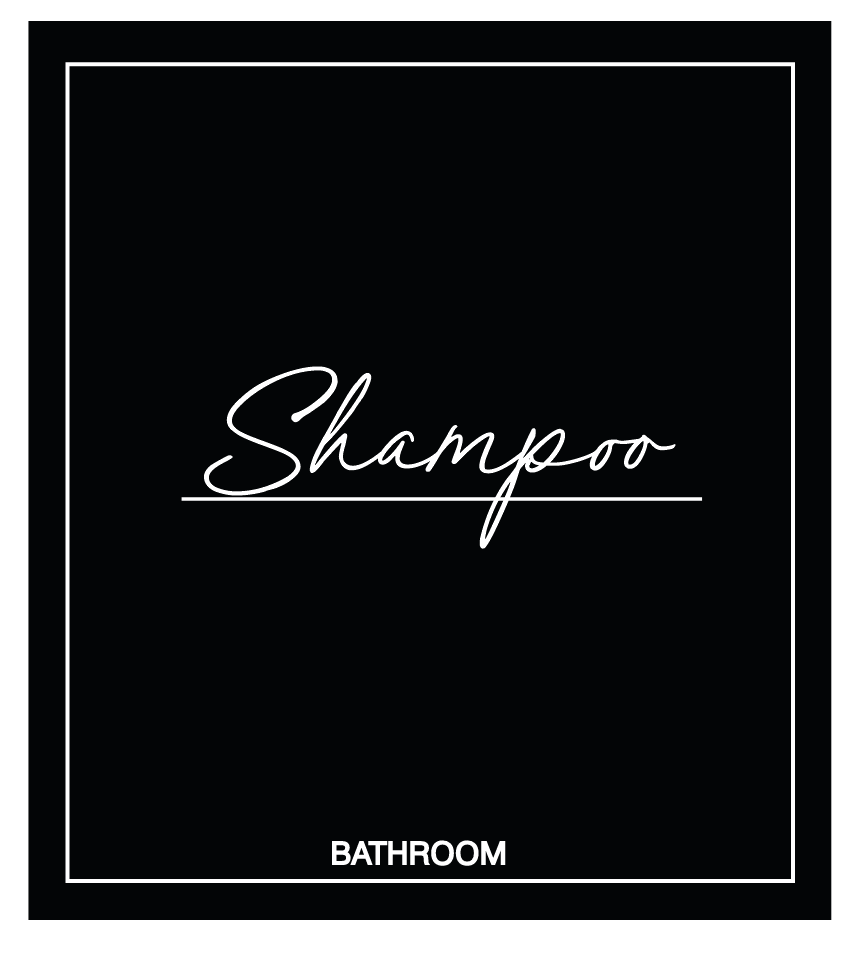 Shampoo Label