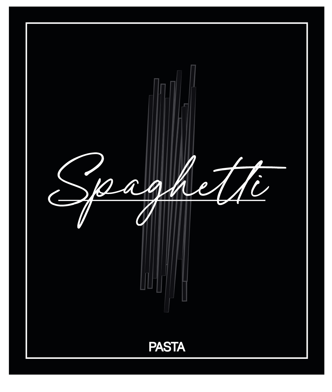Spaghetti (Pasta) Label