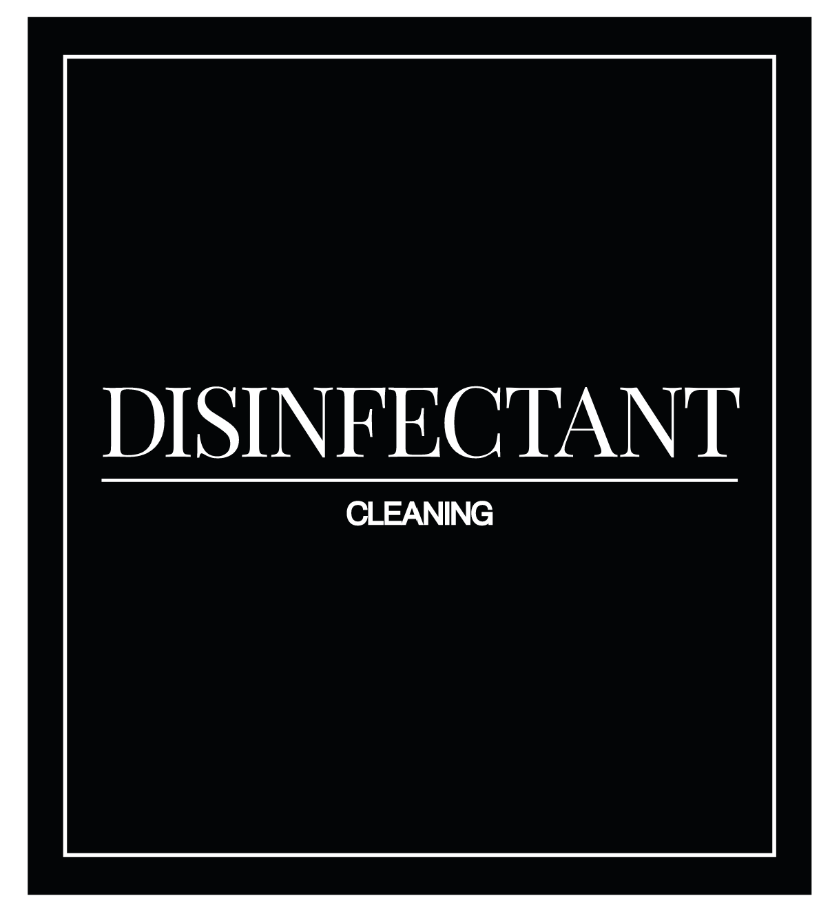 Disinfectant Label
