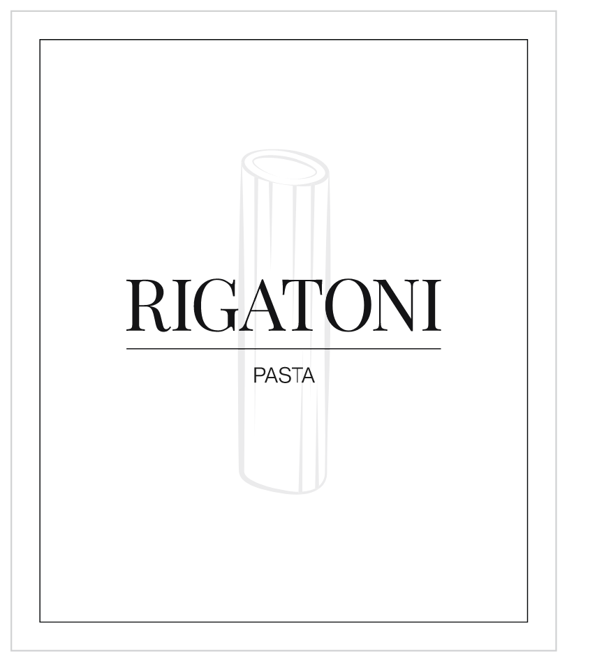 Rigatoni Label