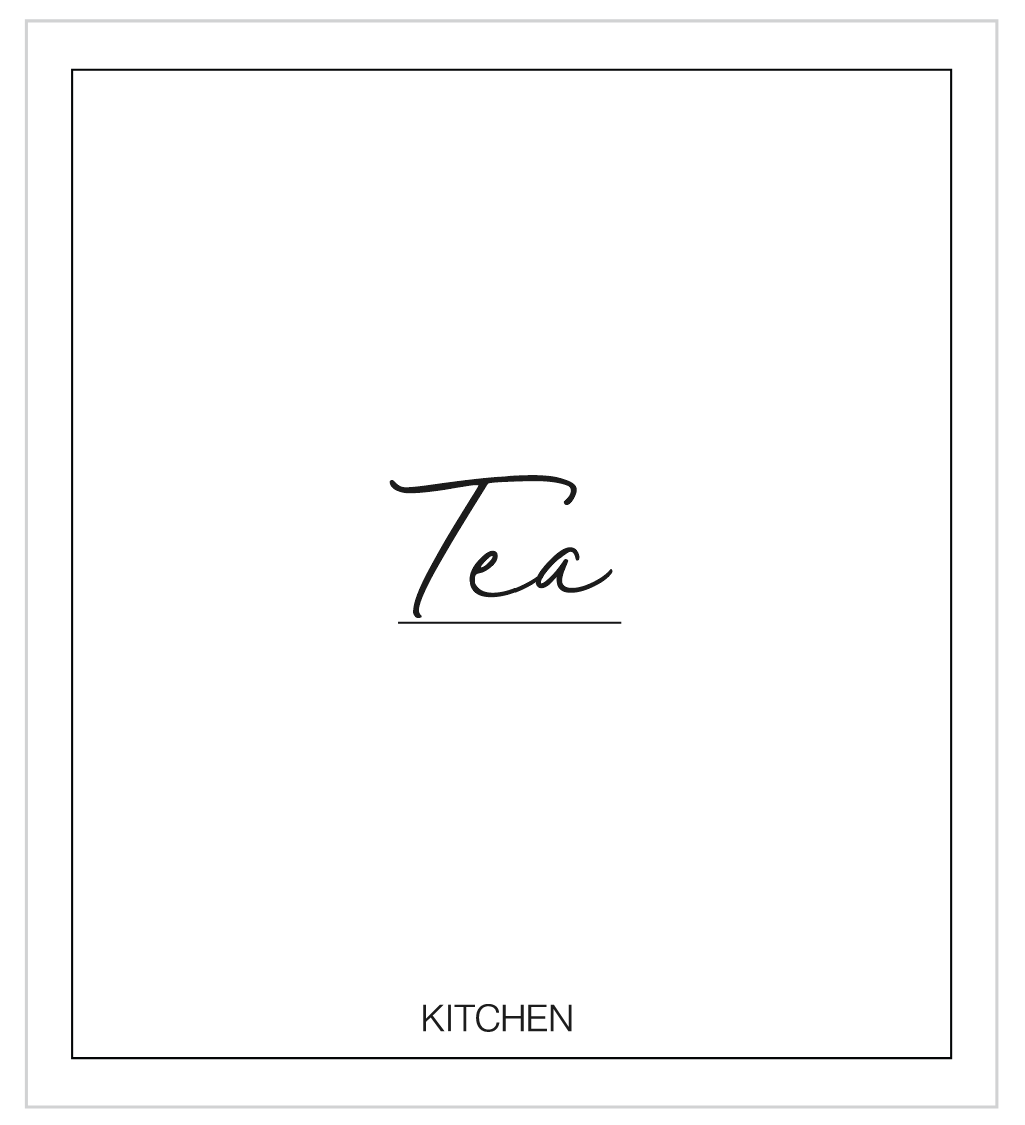 Tea Label