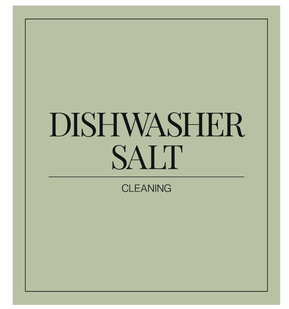 Dishwasher Salt Label