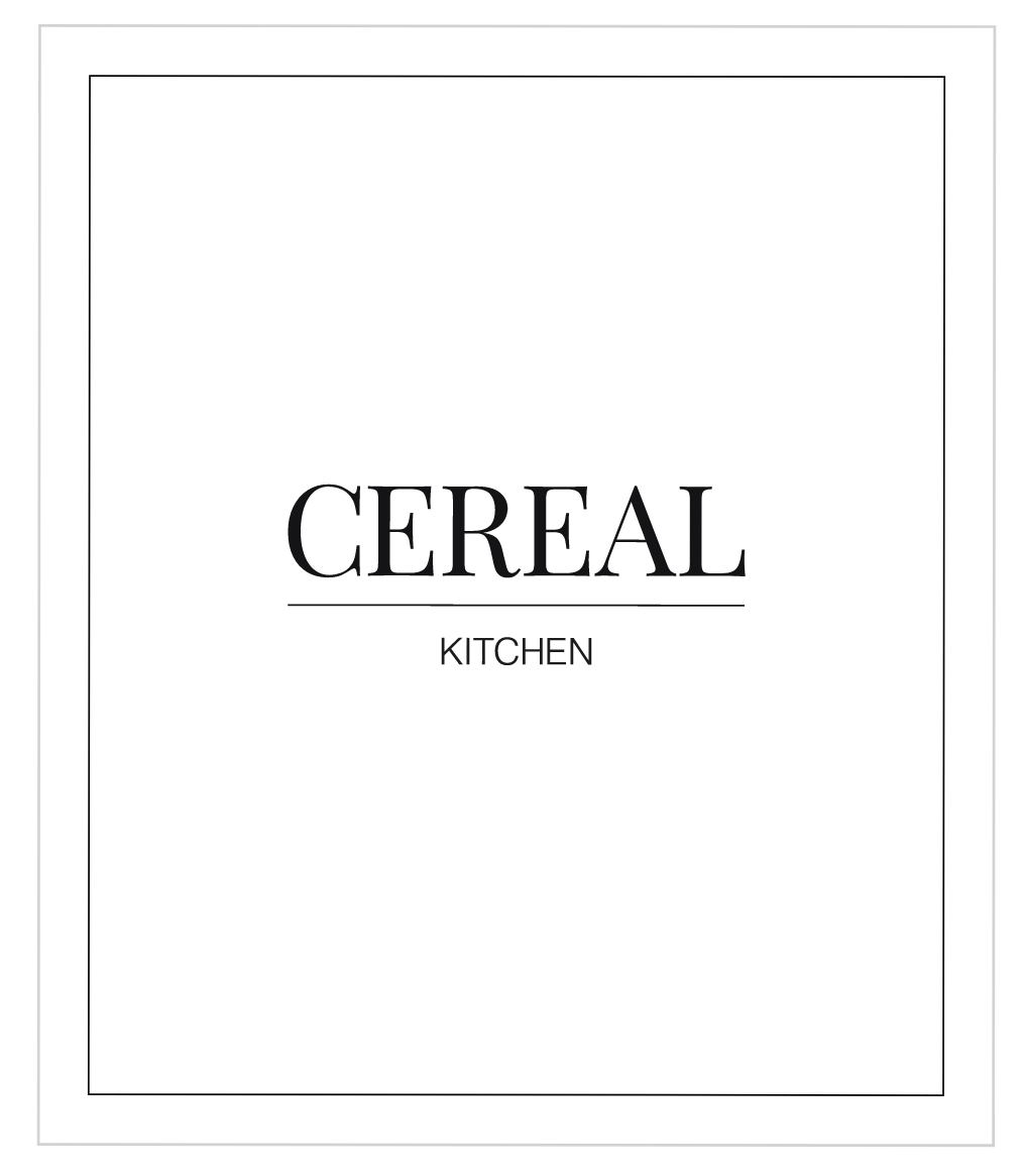 Cereal Label