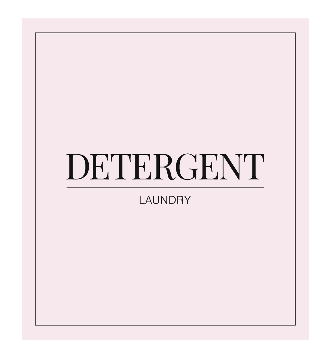 Detergent Label