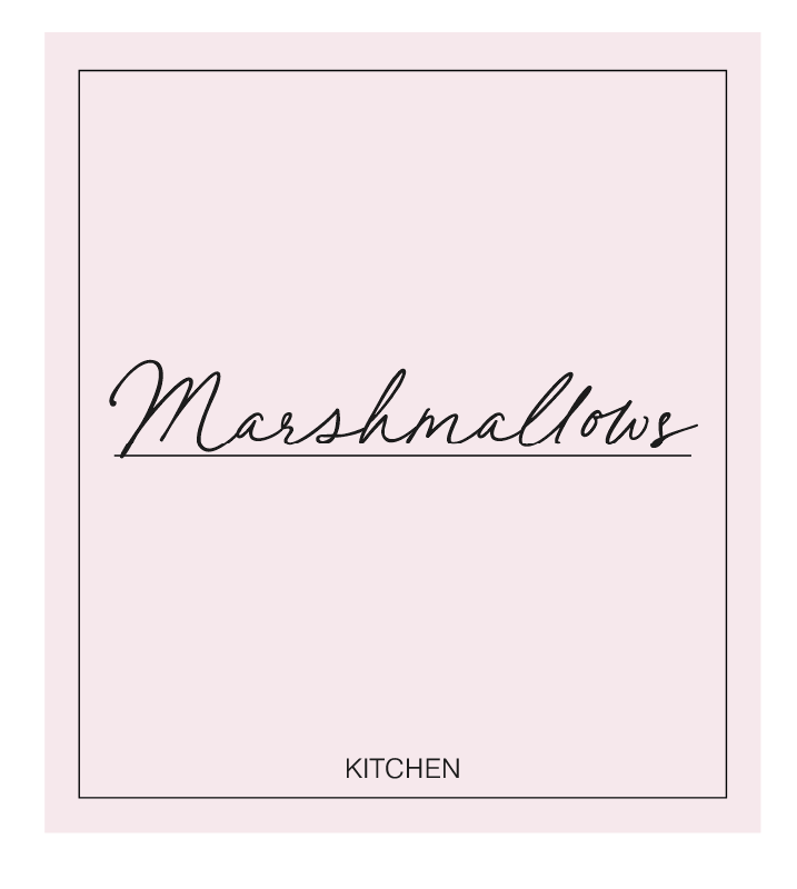 Marshmallows Label