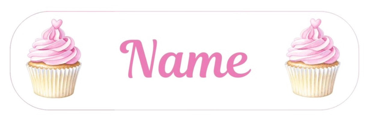 Cupcake Personalised Labels